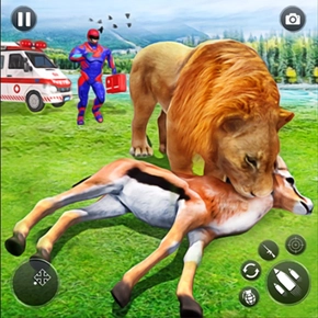 Rescue Troubled Animals in Animal Rescue Robot Hero on OnlineGames.World