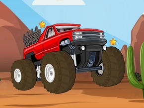 Find Hidden Stars in Monster Truck Hidden Stars on Astra Games