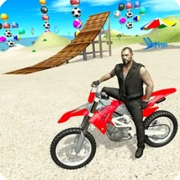 Perform Stunning Stunts in Motorbike Beach Fighter 3D on Astra Games