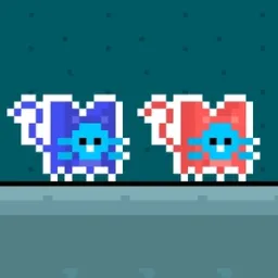 Red and Blue Cats on Astra Games!